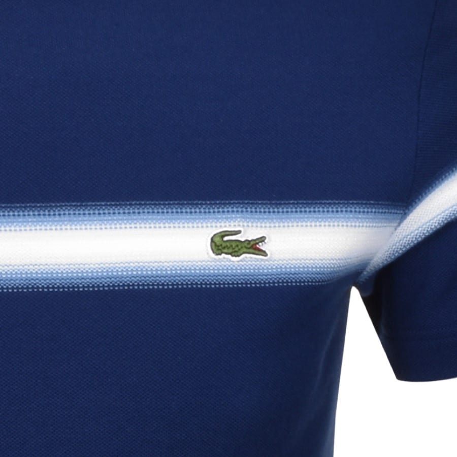 Alternative Image for ProductLacoste Crew Neck Tie Die T Shirt Blue3